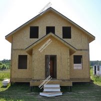 Дом в селе Бакшеево двухэтажный 164.1 м² из СИП панелей | фото, отзывы, цена