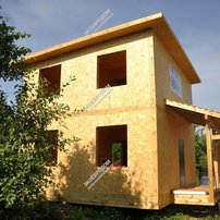 Дом в деревне Троице-Сельцо двухэтажный 93.2 м² из СИП панелей | фото, отзывы, цена