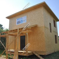 Дом в деревне Троице-Сельцо двухэтажный 93.2 м² из СИП панелей | фото, отзывы, цена
