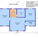 Проект одноэтажного дома с мансардным этажом «Равновесие» из СИП панелей | фото, отзывы, цена