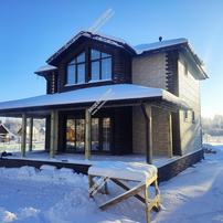 Дом в деревне Назарово двуэтажный 164,2 м² из СИП панелей | фото, отзывы, цена