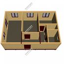 Проект одноэтажного дома «Нойс» из СИП панелей | фото, отзывы, цена