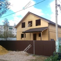 Дом из СИП-панелей в городе Егорьевске, на улице Пушкинской двухэтажный 195,1 м2 из СИП панелей | фото, отзывы, цена