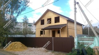 Дом из СИП-панелей в городе Егорьевске, на улице Пушкинской двухэтажный 195,1 м2 | фото, отзывы, цена