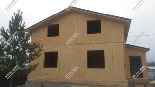Фотографии строительства дома из СИП панелей в Егорьевском районе Московской области, деревне Бруски | фото, отзывы, цена