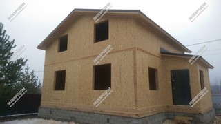 Фотографии строительства дома из СИП панелей в Егорьевском районе Московской области, деревне Бруски | фото, отзывы, цена