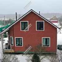 Дом в деревне Иванцево Орехово-Зуевского района с мансардным этажом 148,2 м²  из СИП панелей | фото, отзывы, цена
