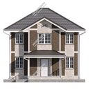 Проект двухэтажного дома «Опушкино» из СИП панелей | фото, отзывы, цена