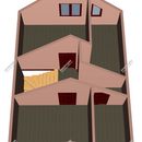 Проект одноэтажного дома с мансардным этажом «Бергонцо» из СИП панелей | фото, отзывы, цена