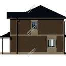 Проект двухэтажного дома Рогозинино из СИП панелей | фото, отзывы, цена