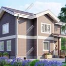 Проект двухэтажного дома «Керрия» из СИП панелей | фото, отзывы, цена