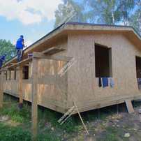 Дом в деревне Загорново одноэтажный 147,5 м² из СИП панелей | фото, отзывы, цена
