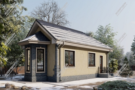 Проект одноэтажного дома «Новоселово» | фото, отзывы, цена