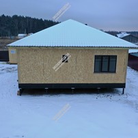 Дом в деревне Вашутино одноэтажный 99.5 м² из СИП панелей | фото, отзывы, цена
