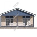 Проект одноэтажного дома «Евроком» из СИП панелей | фото, отзывы, цена