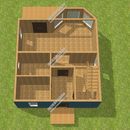 Проект двухэтажного дома «Семейный» из СИП панелей | фото, отзывы, цена