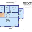 Проект двухэтажного дома с мансардным этажом «Алые паруса» из СИП панелей | фото, отзывы, цена