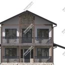 Проект двухэтажного дома «Гармония» из СИП панелей | фото, отзывы, цена
