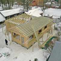 Дом в городе Егорьевск одноэтажный 129.7 м² из СИП панелей | фото, отзывы, цена