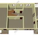 Проект дома с мансардным этажом «Колизей» из СИП панелей | фото, отзывы, цена