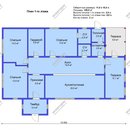Проект одноэтажного дома «Грессан» из СИП панелей | фото, отзывы, цена