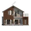 Проект одноэтажного дома с мансардным этажом «Лорн» из СИП панелей | фото, отзывы, цена
