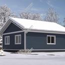 Проект одноэтажного дома «Снежинка» из СИП панелей | фото, отзывы, цена