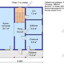 Проект одноэтажного дома с мансардным этажом Милена | фото, отзывы, цена
