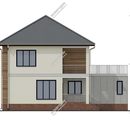 Проект двухэтажного дома «Каменки» из СИП панелей | фото, отзывы, цена