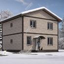 Проект двухэтажного дома «Ленстер» из СИП панелей | фото, отзывы, цена