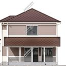 Проект двухэтажного дома «Тулон» из СИП панелей | фото, отзывы, цена