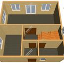 Проект одноэтажного дома с мансардным этажом «Ченере» из СИП панелей | фото, отзывы, цена