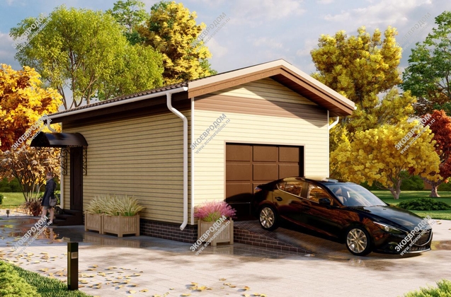 Проект одноэтажного дома Ступино из СИП панелей | фото, отзывы, цена