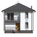 Проект двухэтажного дома «Ницца» из СИП панелей | фото, отзывы, цена