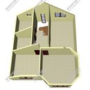 Проект двухэтажного дома с мансардным этажом «Сенатор» из СИП панелей | фото, отзывы, цена