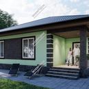 Проект одноэтажного дома «Лугано» из СИП панелей | фото, отзывы, цена