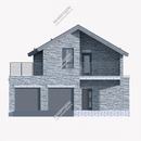 Проект одноэтажного дома с мансардным этажом «Охитека» из СИП панелей | фото, отзывы, цена