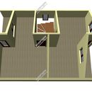 Проект одноэтажного дома с мансардным этажом «Полесье» из СИП панелей | фото, отзывы, цена