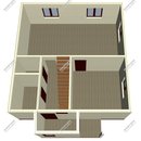 Проект одноэтажного дома с мансардным этажом Южные озера | фото, отзывы, цена