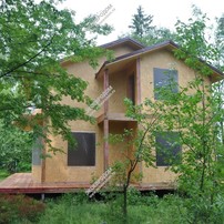 Дом в посёлке Хлебниково одноэтажный с мансардным этажом 219,8 м² | фото, отзывы, цена