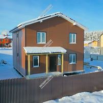 Дом в городе Егорьевске двухэтажный 167,5 м² из СИП панелей | фото, отзывы, цена