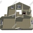 Проект двухэтажного дома с мансардным этажом «Джулия» из СИП панелей | фото, отзывы, цена