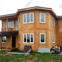 Дом в деревне Алёшино двухэтажный 386,6 м² из СИП панелей | фото, отзывы, цена