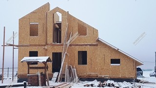 Фотографии строительства дома из СИП панелей в Можайском районе Московской области, д. Лысково из СИП панелей | фото, отзывы, цена