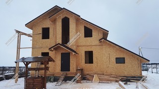 Фотографии строительства дома из СИП панелей в Можайском районе Московской области, д. Лысково из СИП панелей | фото, отзывы, цена