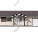 Проект одноэтажного  дома «Луизиана» из СИП панелей | фото, отзывы, цена