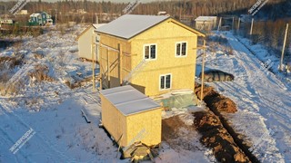 Дом в поселке Кутузовское двухэтажный 102 м² | фото, отзывы, цена