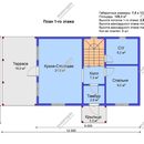 Проект одноэтажного дома с мансардным этажом «Инвестиция» из СИП панелей | фото, отзывы, цена