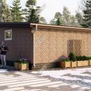 Проект одноэтажного дома Бухторма из СИП панелей | фото, отзывы, цена