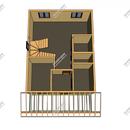 Проект одноэтажного дома с мансардным этажом Доверие из СИП панелей | фото, отзывы, цена